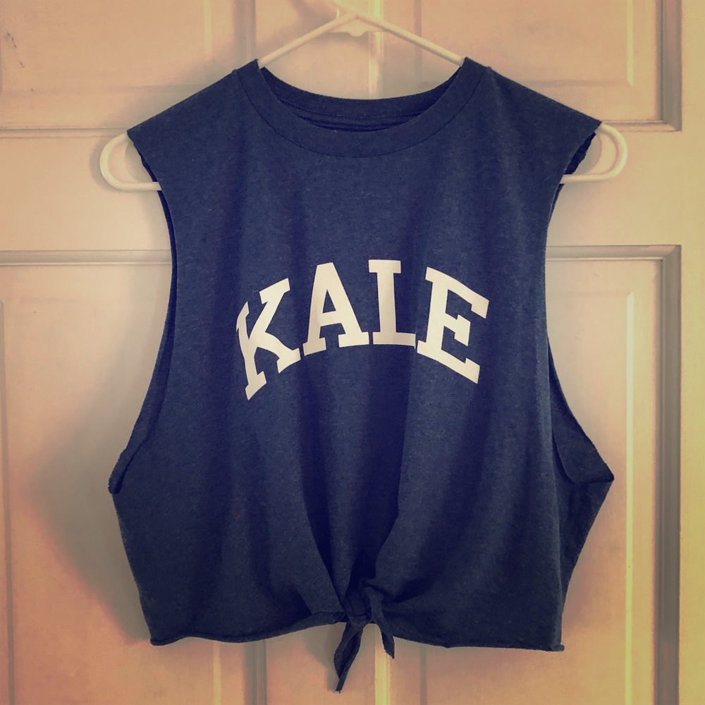 Beyoncé Kale Suburban Riot Crop Top